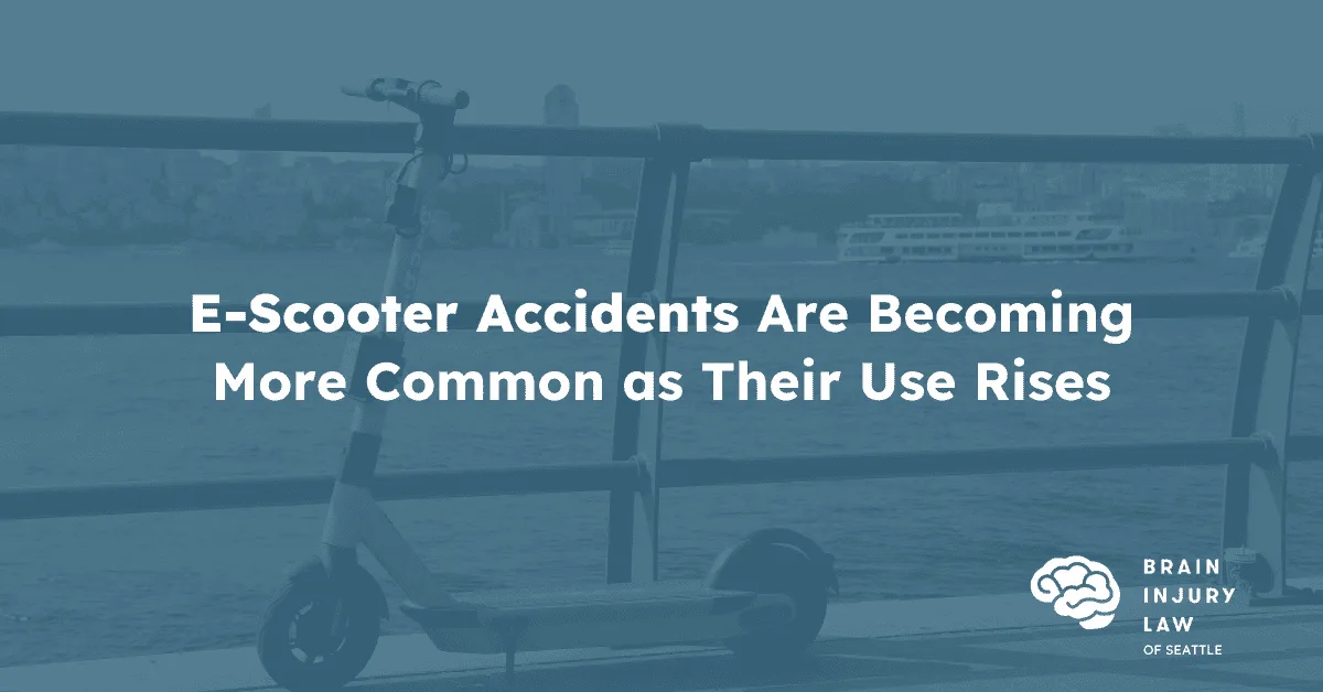 Traumatic Brain Injury Scooter Accident - Image of Scooter in City