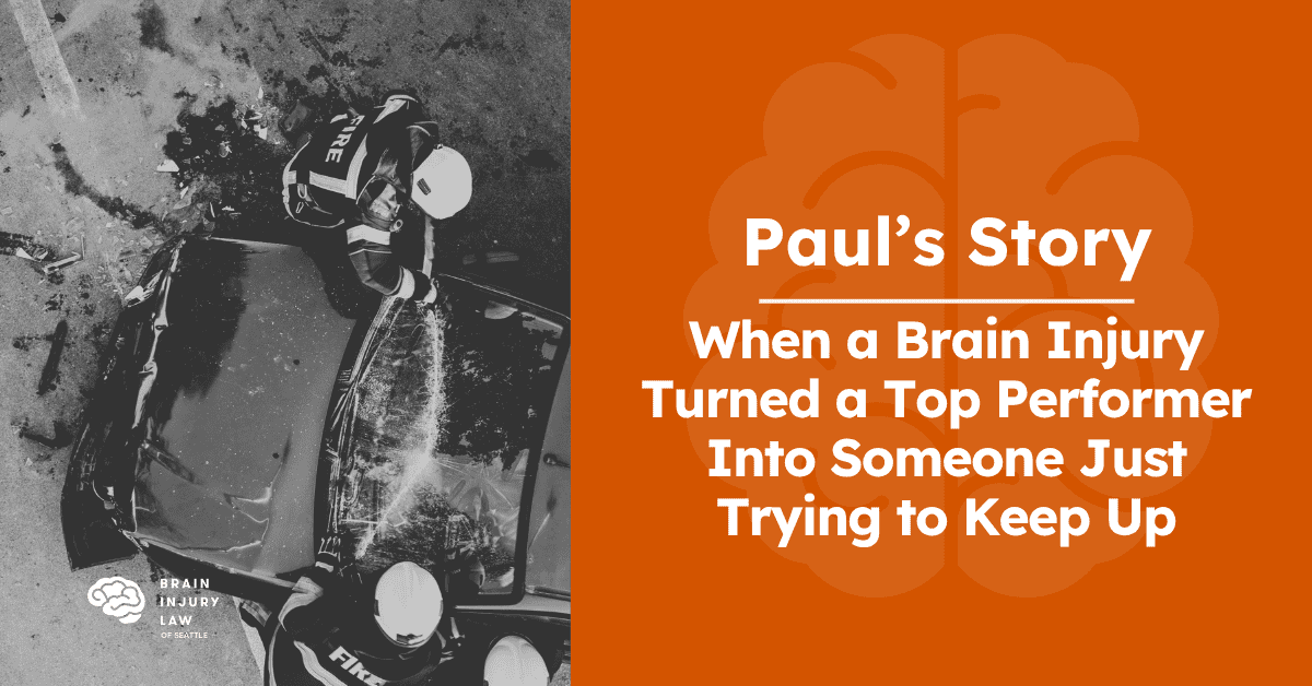 Paul's story about brain injury from a car accident.