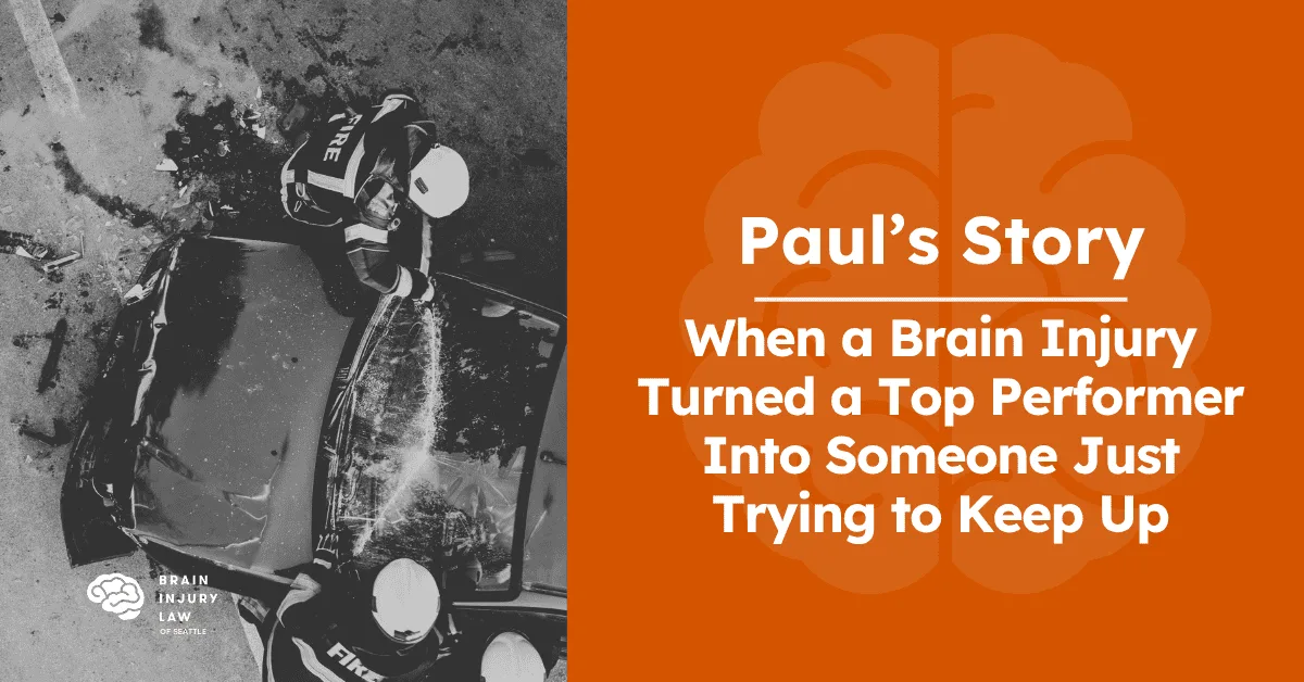 Paul's story about brain injury from a car accident.