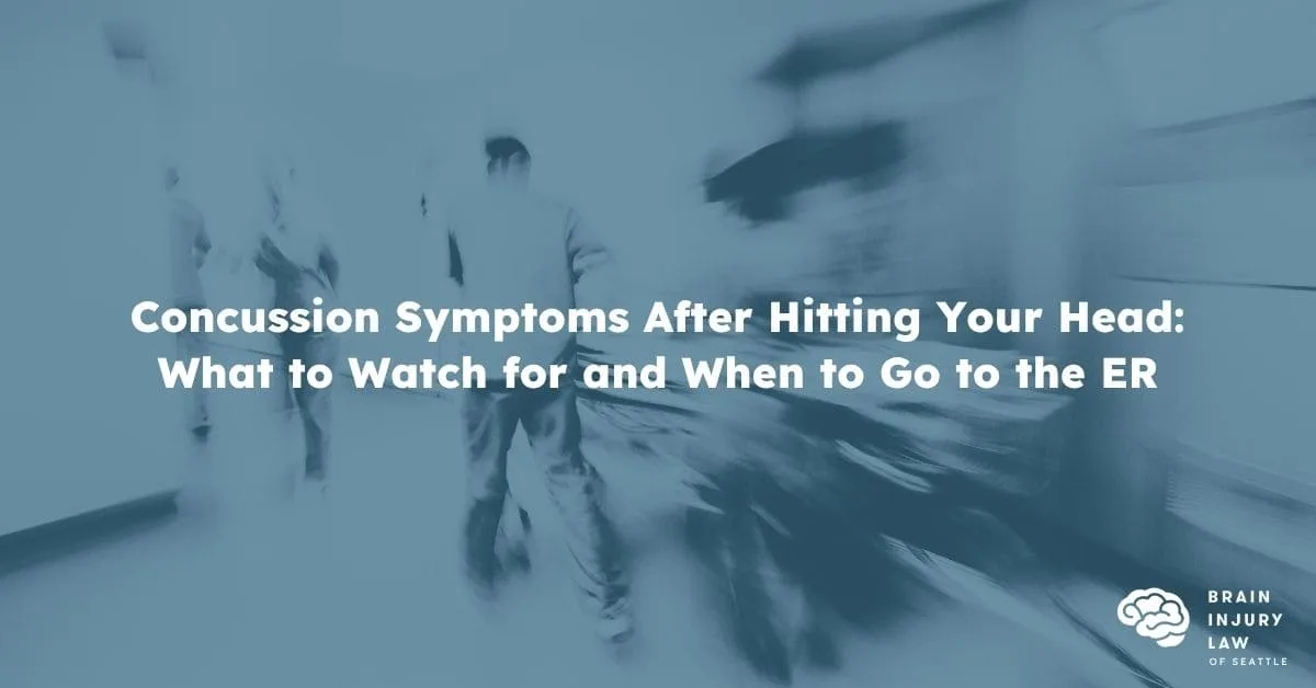 Concussion Symptoms After Hitting Your Head: What to Watch for and When to Go to the ER