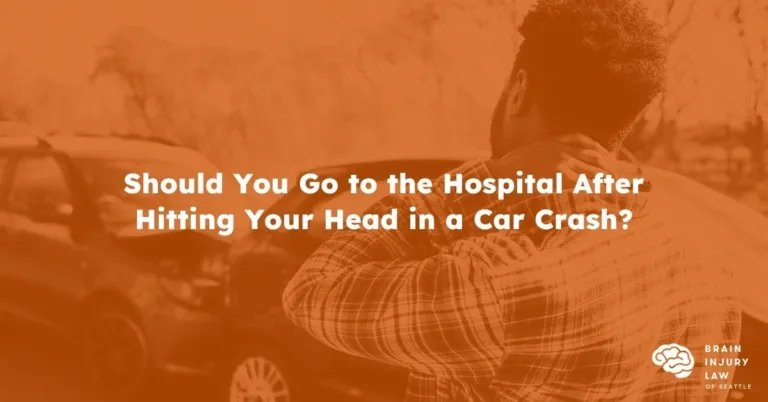 Should You Go to the Hospital After Hitting Your Head in a Car Crash?